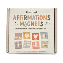 Load image into Gallery viewer, Affirmations Magnets - Soft Foam Magnetic Set