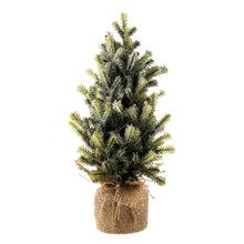 Load image into Gallery viewer, Faux Frosted Pine Tabletop Tree- Multiple Sizes