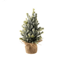 Load image into Gallery viewer, Faux Frosted Pine Tabletop Tree- Multiple Sizes