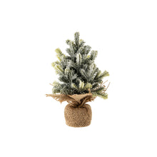 Load image into Gallery viewer, Faux Frosted Pine Tabletop Tree- Multiple Sizes