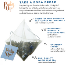 Load image into Gallery viewer, Pinky Up Butterfly Boba Tea
