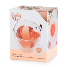 Load image into Gallery viewer, Pinky Up Kendall Heart Mug