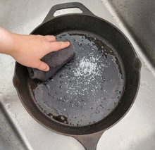 Load image into Gallery viewer, All Natural Cast Iron Salt Scrub
