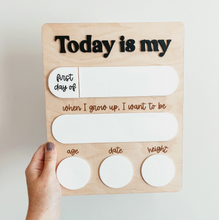 Load image into Gallery viewer, Re-useable "First Day Of" Sign