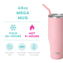 Load image into Gallery viewer, Swig Blush 40 oz Mega Mug