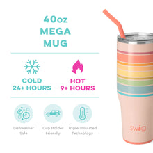 Load image into Gallery viewer, Swig Good Vibrations 40 oz Mega Mug