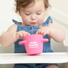 Load image into Gallery viewer, "Hello Snacks" Bella Tunno Snack Cup