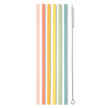 Load image into Gallery viewer, Swig Good Vibrations Rainbow Reusable Straw Set