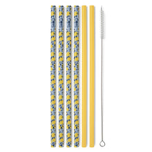 Load image into Gallery viewer, Swig Limoncello Reusable Straw Set (TALL)