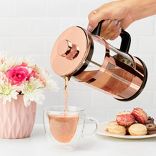 Load image into Gallery viewer, Piper Rose Gold French Press