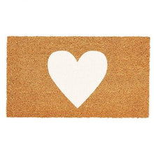 Load image into Gallery viewer, White Heart Doormat