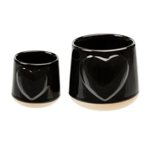 Load image into Gallery viewer, Lots of Love Pot - Charcoal