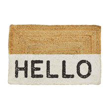 Load image into Gallery viewer, Hello Jute Mat