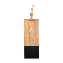 Load image into Gallery viewer, One Striped Black Serving Board
