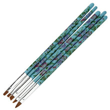 Load image into Gallery viewer, Bakers 5 Piece Floral Brush Set
