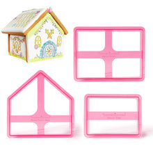 Load image into Gallery viewer, Cookie House Cutter - 3 Piece Set