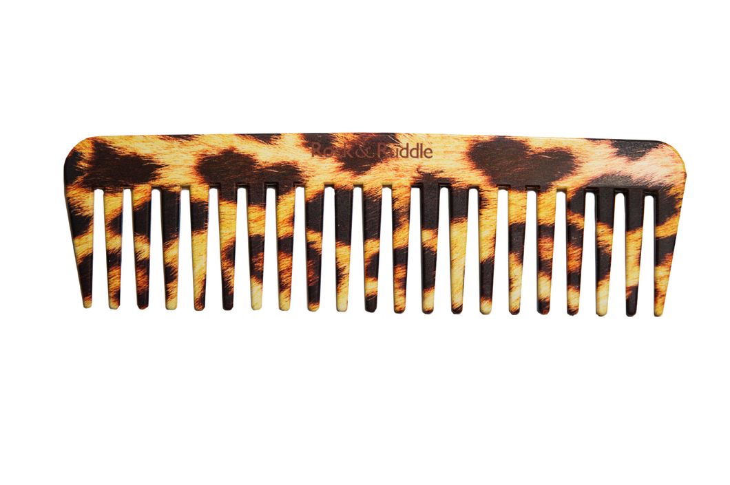 Rock & Ruddle Wide-tooth Comb - Leopard
