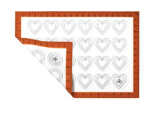 Load image into Gallery viewer, NYCake Macaron & Heart Silicone Mat