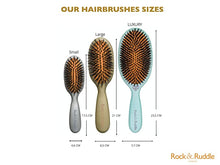 Load image into Gallery viewer, Rock & Ruddle Hair Brush Size Comparison