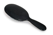 Load image into Gallery viewer, Rock &amp; Ruddle Super-sized Mixed Bristle Hair Brush - Luxury Black Shimmer 
