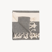Load image into Gallery viewer, Pokoloko Turkish Diamond Hand Towel - Multiple Colours