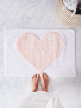 Load image into Gallery viewer, Heart Bath Mat - Pink