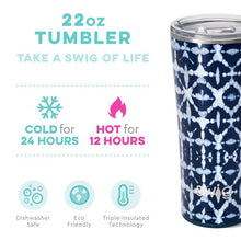 Load image into Gallery viewer, Swig Indigo Isles Tumbler (22oz)
