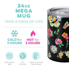 Load image into Gallery viewer, Swig Fleur Noir MEGA-Mug (24oz)