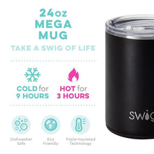 Load image into Gallery viewer, Swig Matte Black MEGA-Mug (24oz)