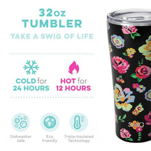 Load image into Gallery viewer, Swig Fleur Noir Tumbler (32oz)