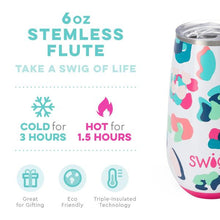 Load image into Gallery viewer, Swig Party Animal Stemless Flute (6 oz)