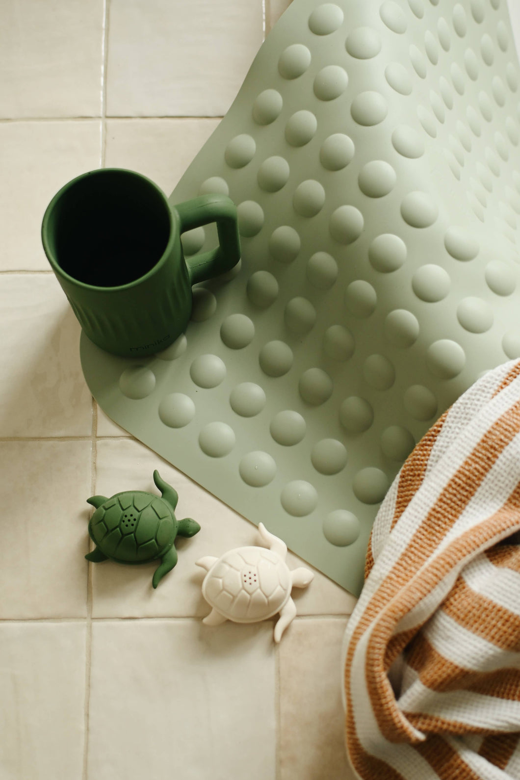 Cloud Step Bath Mat - Sage
