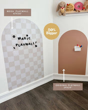 Load image into Gallery viewer, MEGA Magic Playwall - Neutral Checkers
