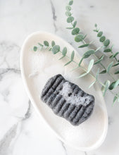 Load image into Gallery viewer, Konjac Bamboo Charcoal Body Sponge
