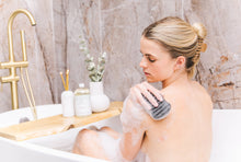 Load image into Gallery viewer, Konjac Bamboo Charcoal Body Sponge
