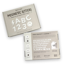 Load image into Gallery viewer, Soft Foam Magnetic Letters &amp; Symbols in White
