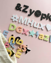 Load image into Gallery viewer, Soft Foam Magnetic Letters &amp; Symbols in White

