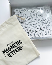 Load image into Gallery viewer, Soft Foam Magnetic Letters &amp; Symbols in White
