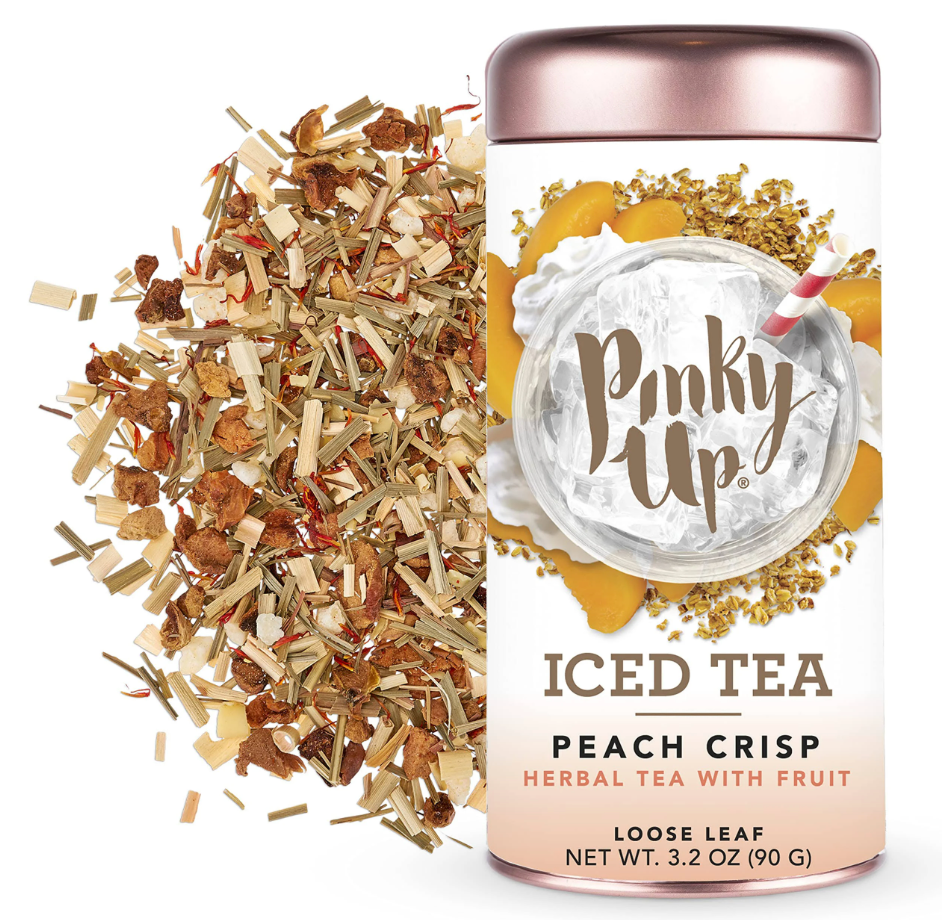Pinky Up Peach Crisp Loose Leaf Tea Tin