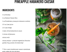 Load image into Gallery viewer, Frost Bites PINEAPPLE HABANERO Cordial
