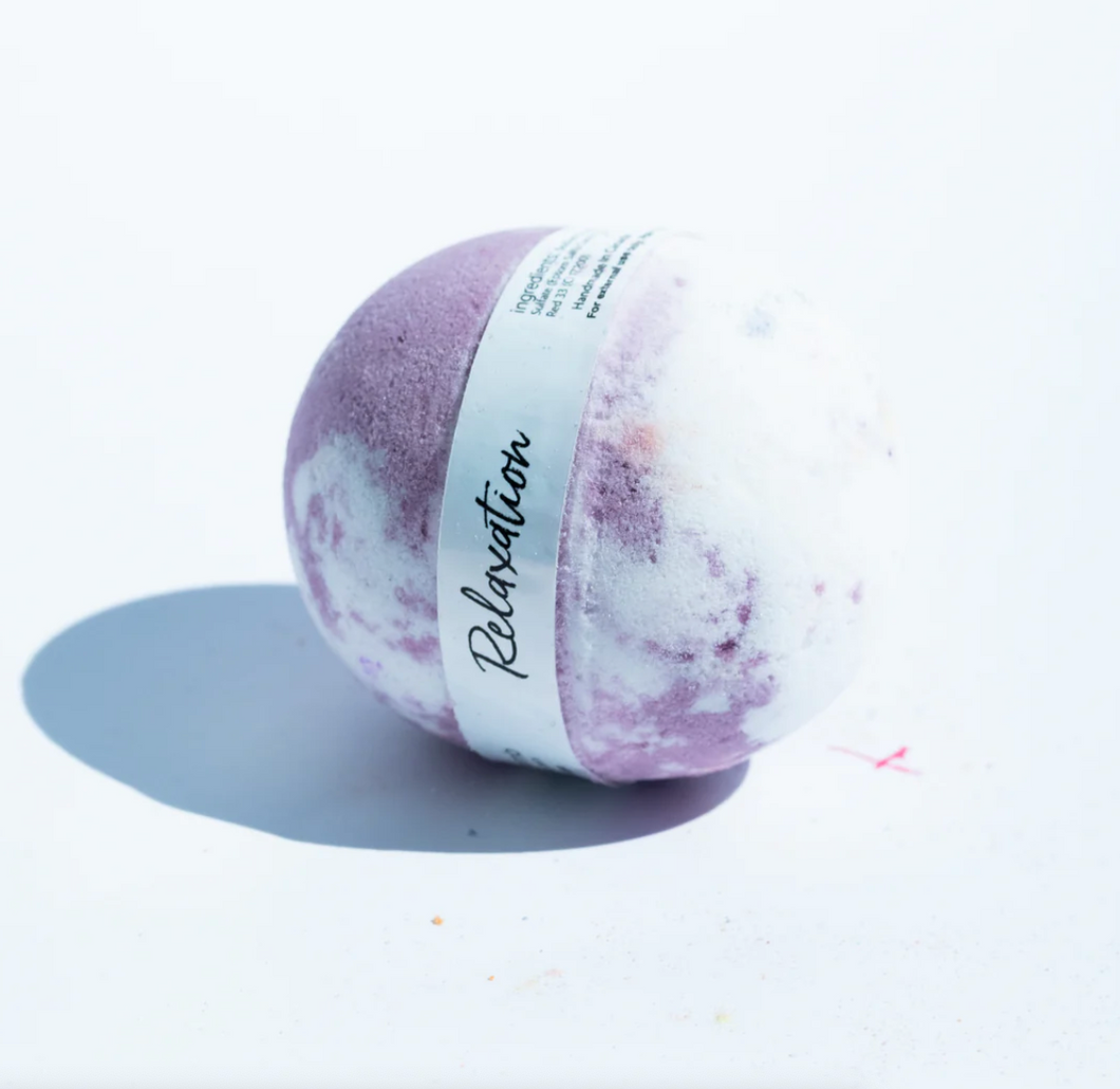 RELAXATION LAVENDER Happy Hippo Bath Bomb -Wrapped