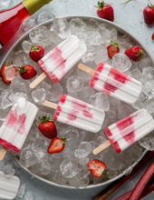 Load image into Gallery viewer, Frost Bites RHUBARB STRAWBERRY Cordial
