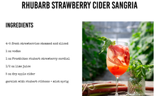 Load image into Gallery viewer, Frost Bites RHUBARB STRAWBERRY Cordial
