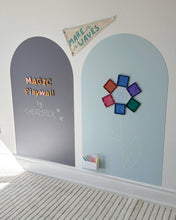 Load image into Gallery viewer, Magic Playwall - Arch Magnetic Wall Decal for Kids- Stone Grey
