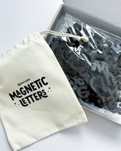 Load image into Gallery viewer, Soft Foam Magnetic Letters &amp; Symbols - Black

