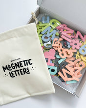 Load image into Gallery viewer, Soft Foam Magnetic Letters &amp; Symbols- Pastel Rainbow
