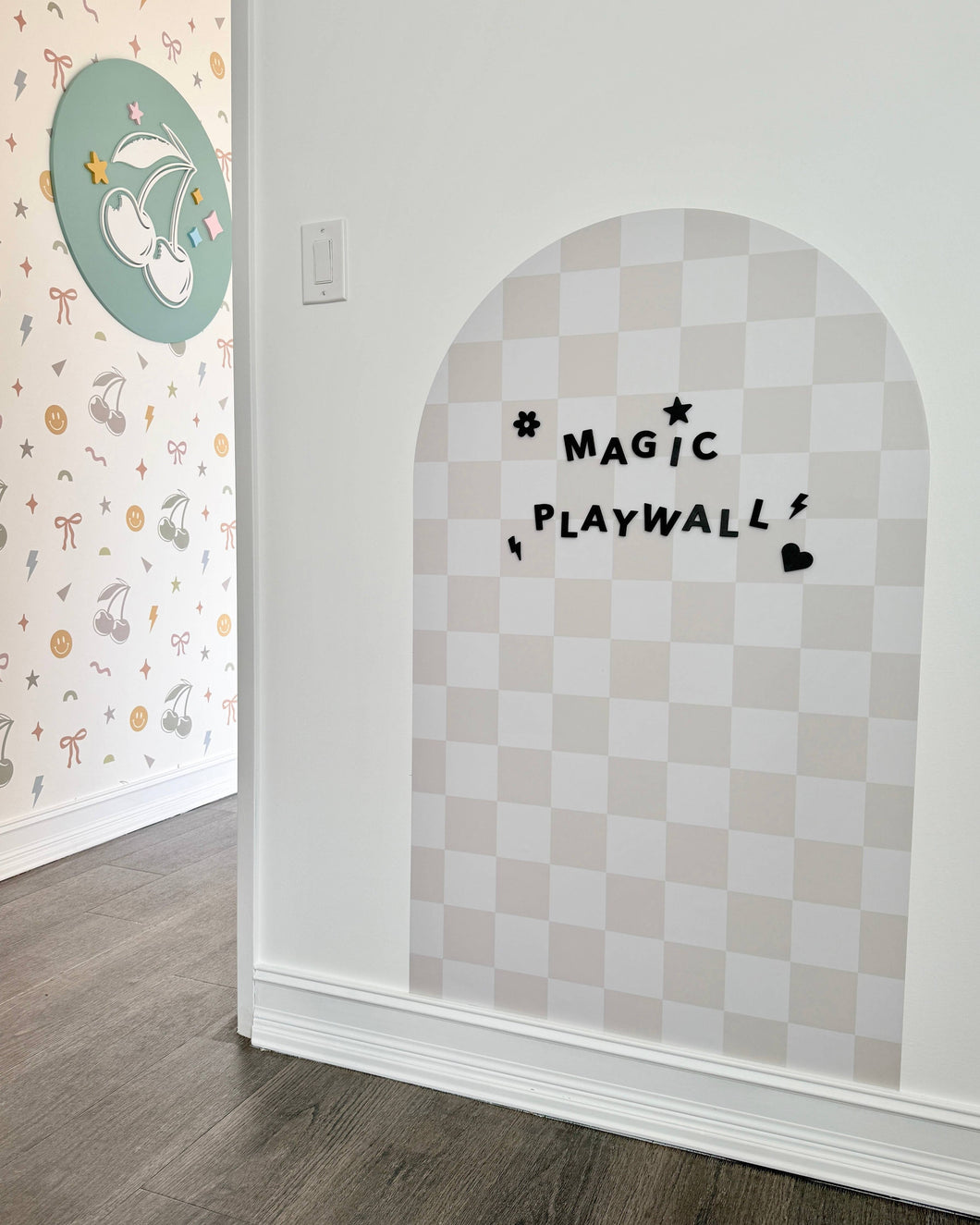 MEGA Magic Playwall - Neutral Checkers