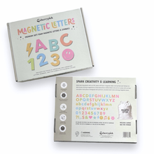 Load image into Gallery viewer, Soft Foam Magnetic Letters &amp; Symbols- Pastel Rainbow
