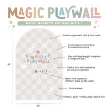 Load image into Gallery viewer, MEGA Magic Playwall - Neutral Checkers
