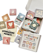 Load image into Gallery viewer, Affirmations Magnets - Soft Foam Magnetic Set
